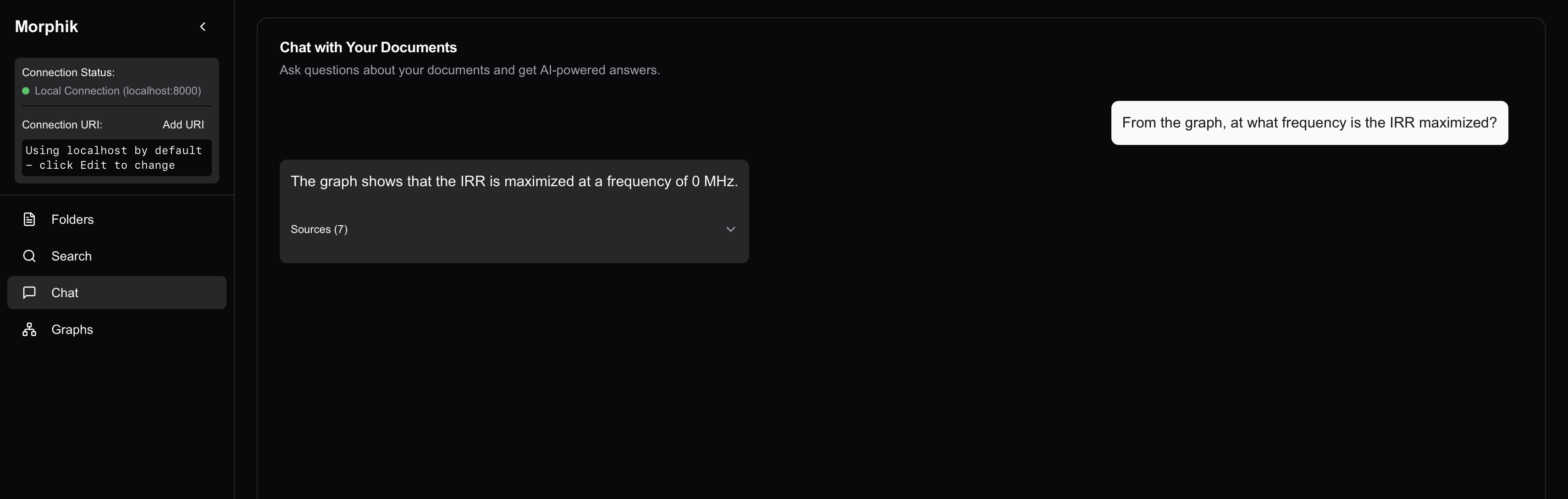 Morphik's technical approach correctly processes the query