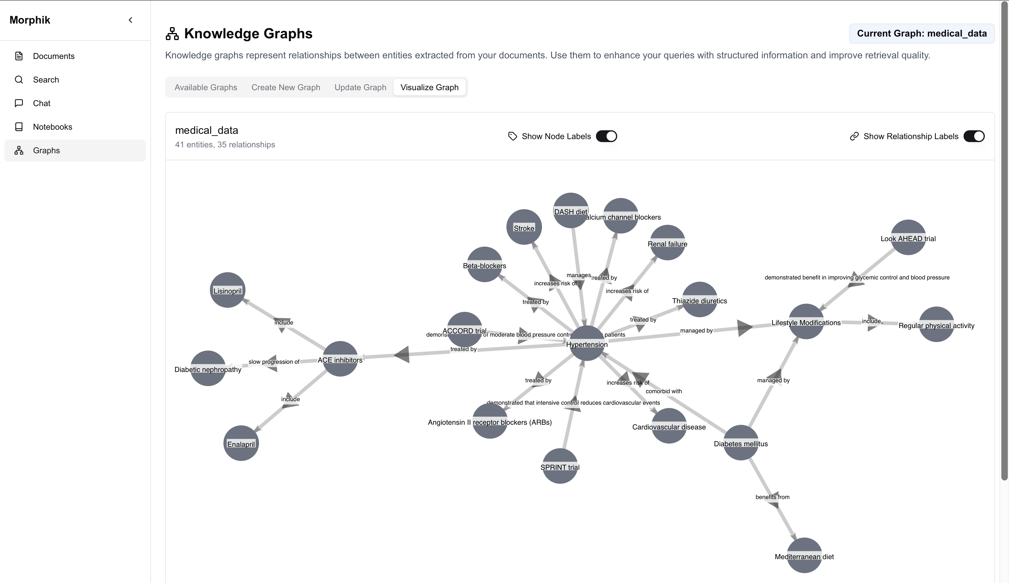 Knowledge Graph Visualization