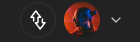 Dataerai top bar Transfer tracker icon next to the user account menu