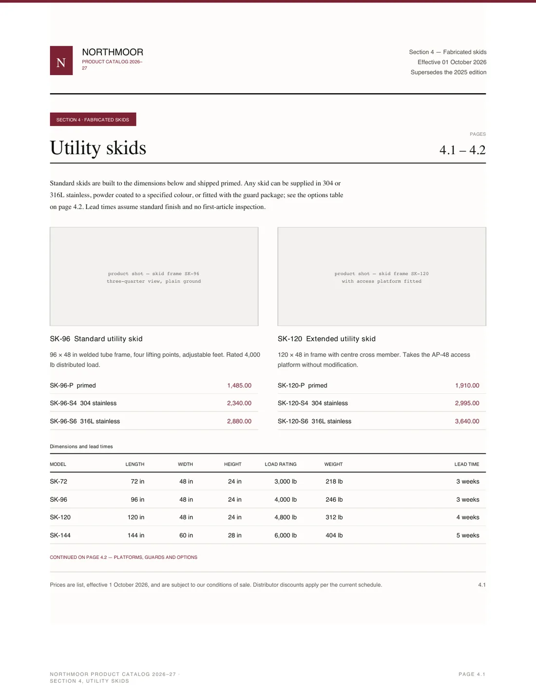 Product Catalog, page 1