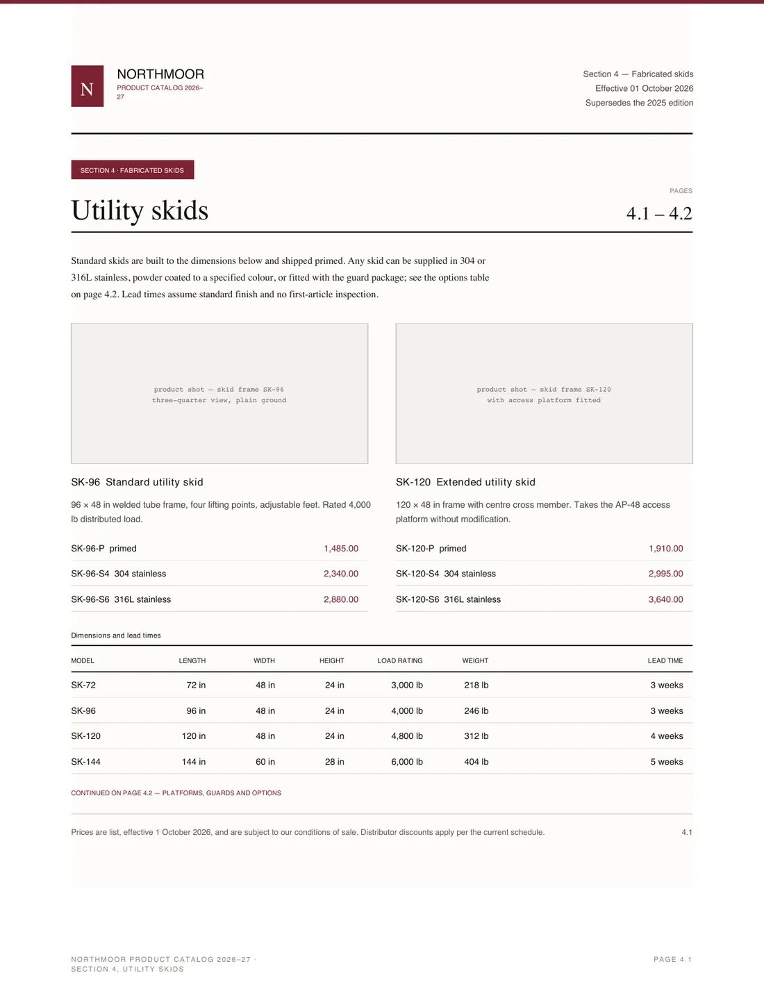 Product Catalog, page 1