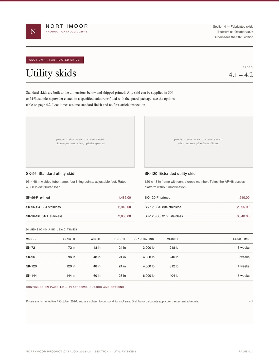 Product Catalog, page 1