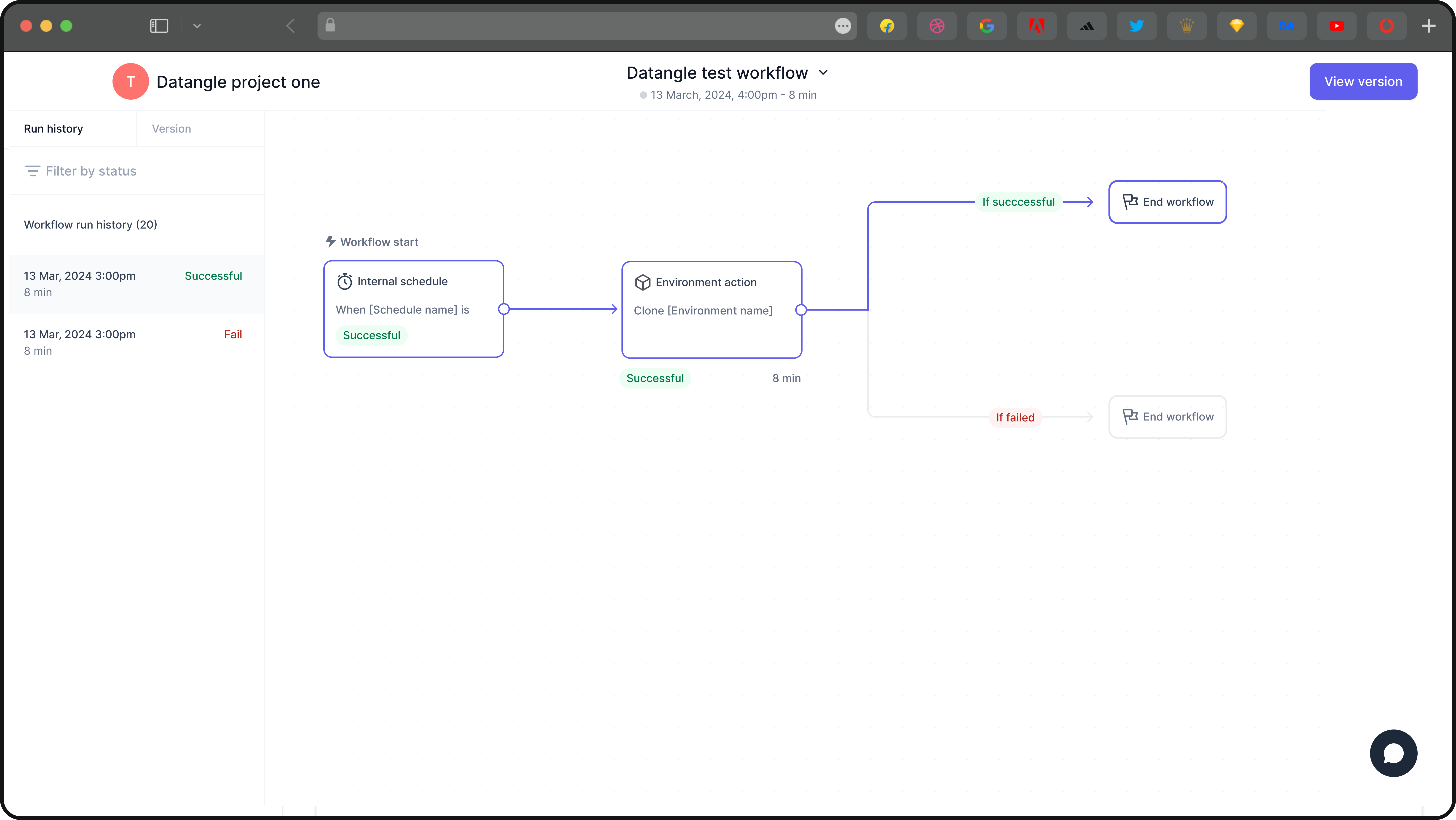 datangle workflow overview
