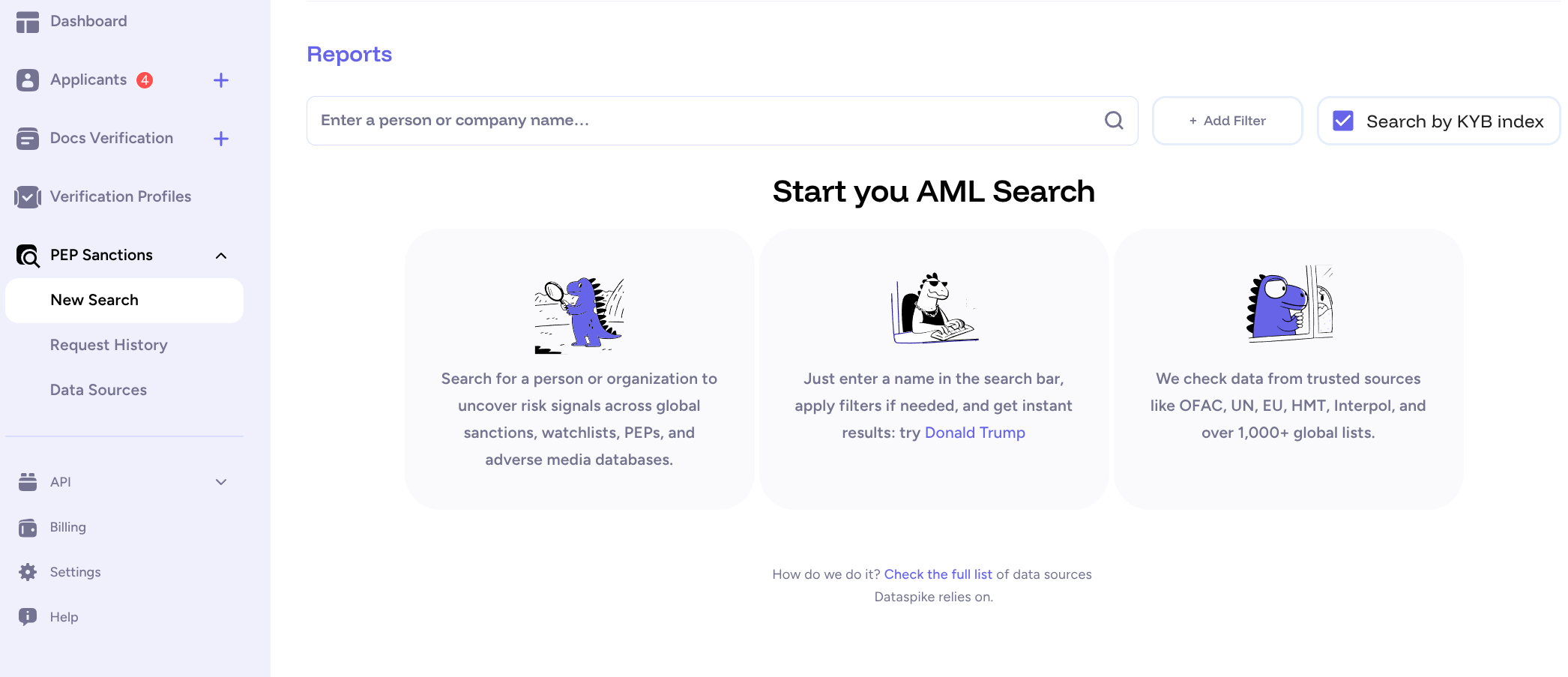 Dataspike AML Reports