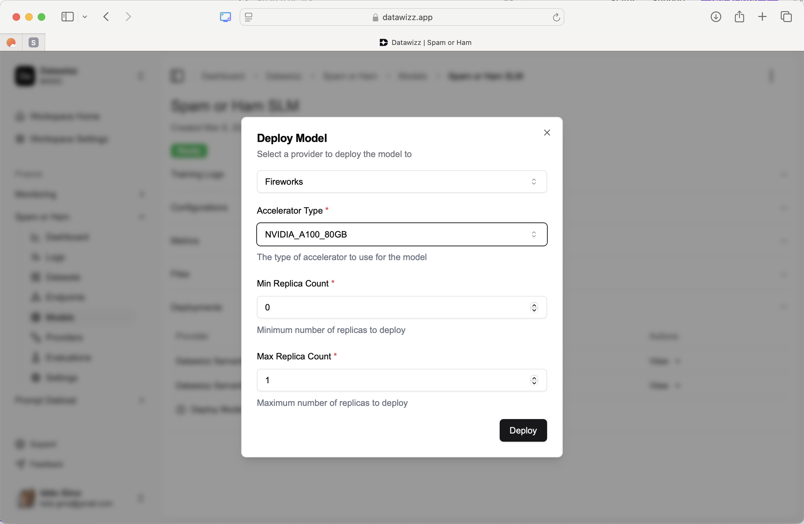 Fireworks AI Deployment Options
