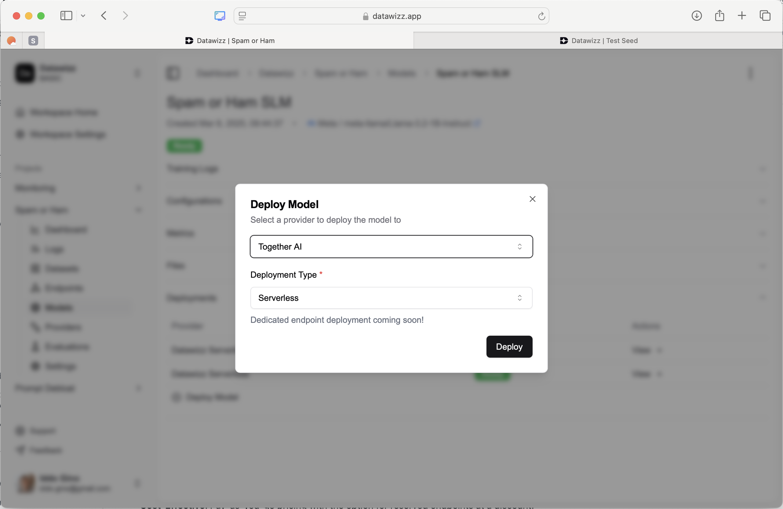 Together AI Deployment Options