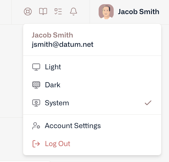 User Account Preferences