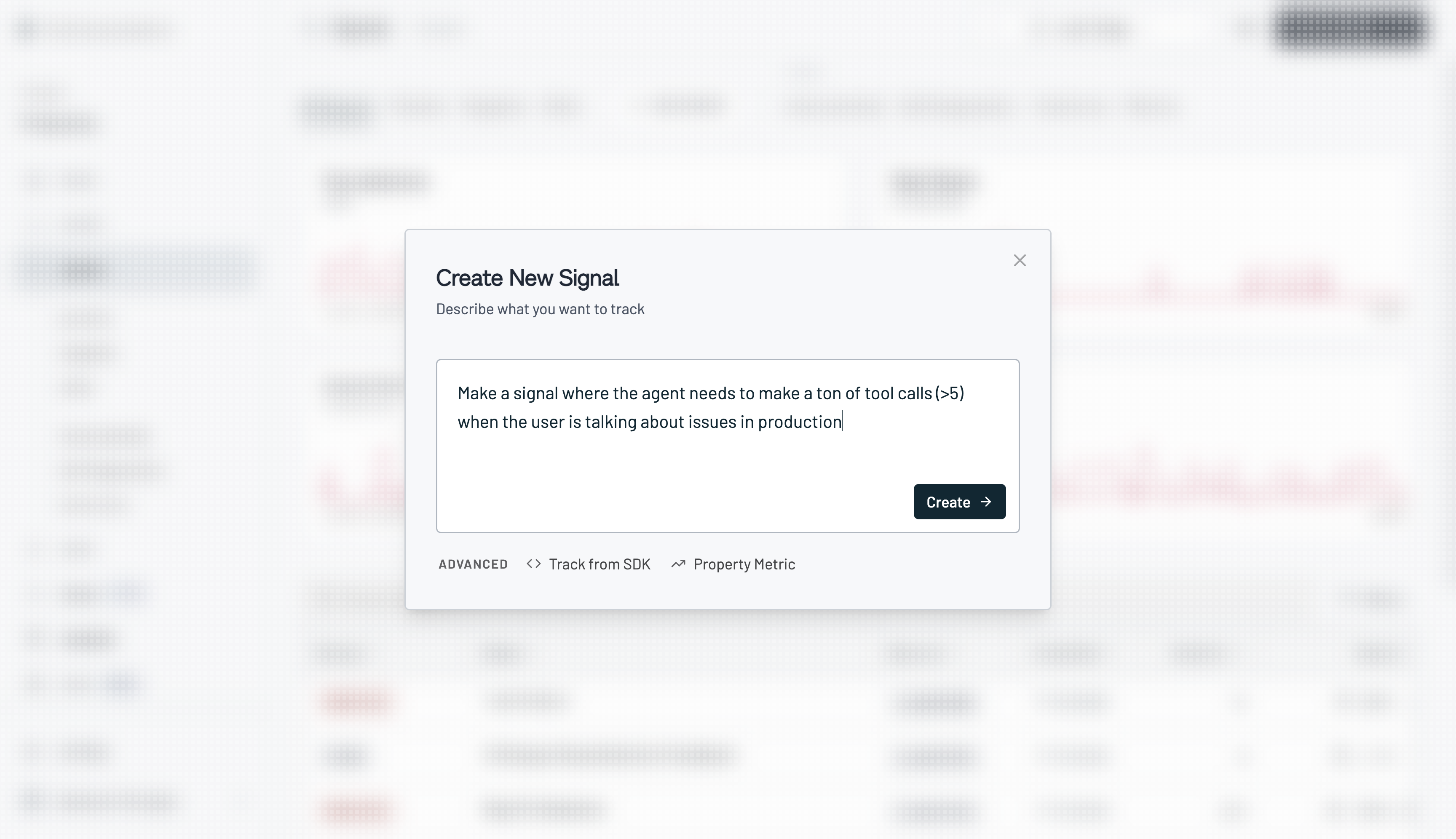 Describe the signal