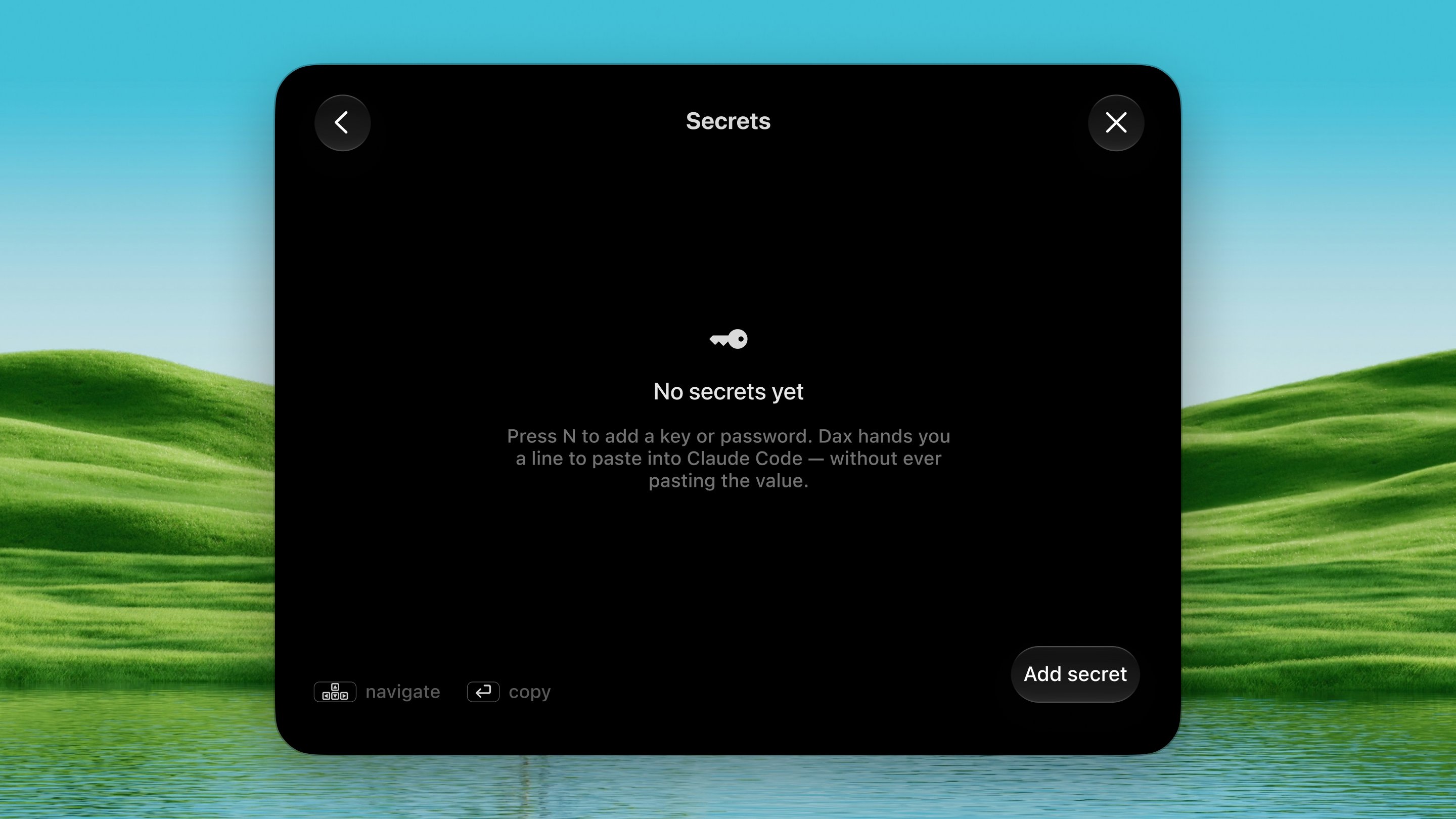 Secrets vault