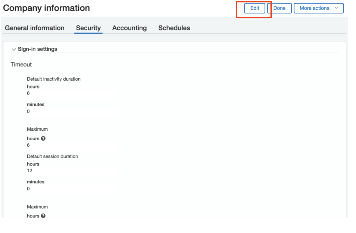 Save Web Services authorization in Sage Intacct