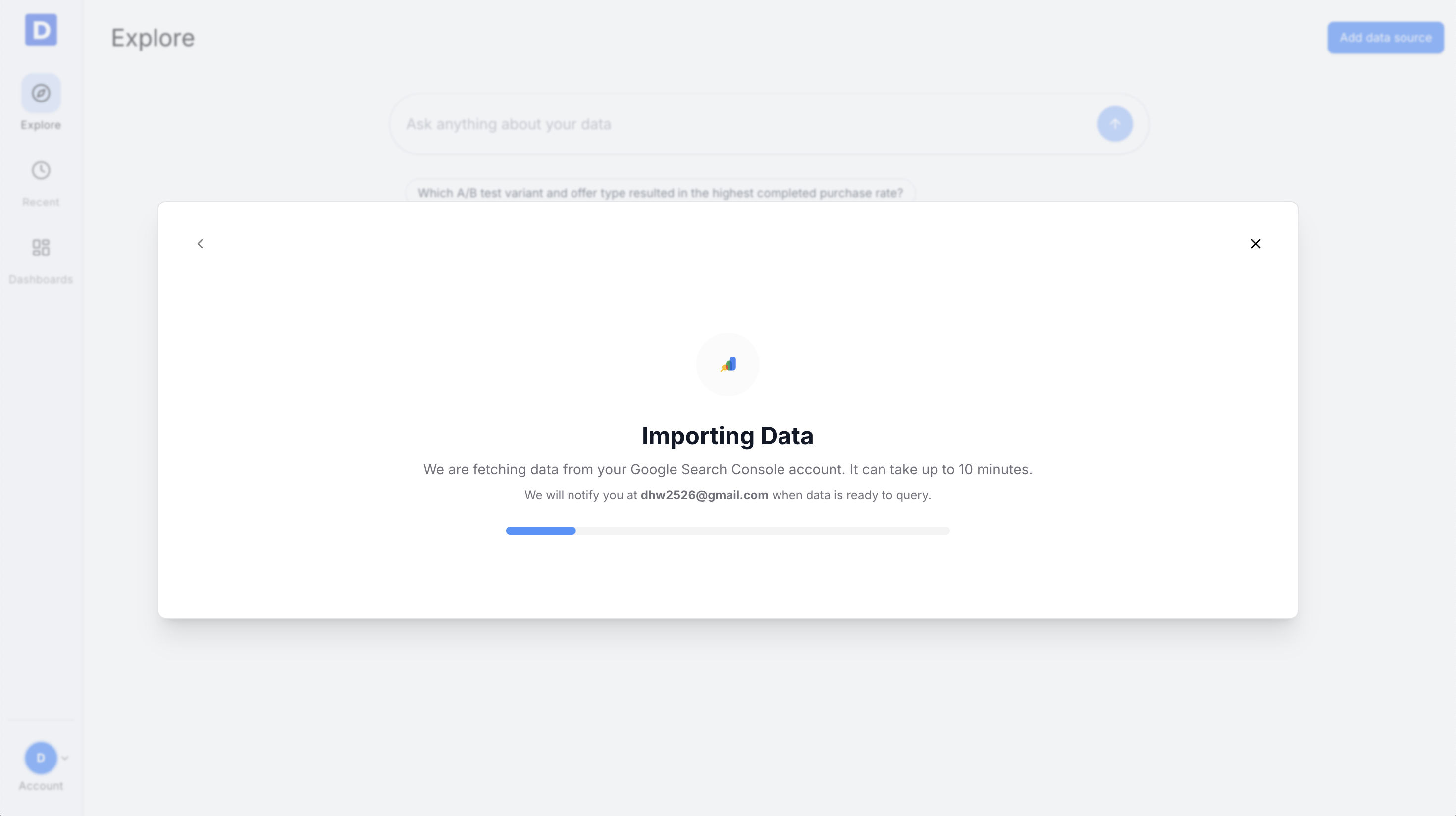 Data Import Step 4