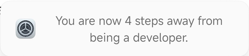 Enable Developer Options by tapping OS Version