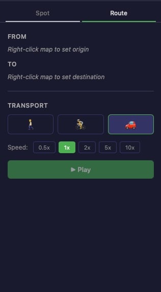 Route Panel