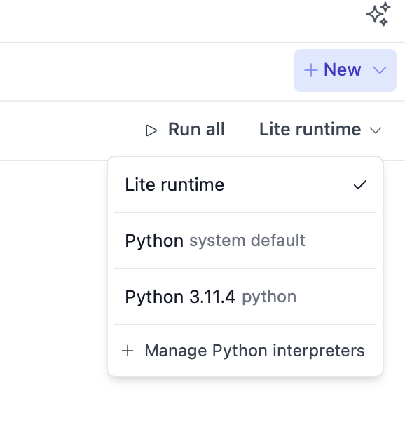 Python interpreters