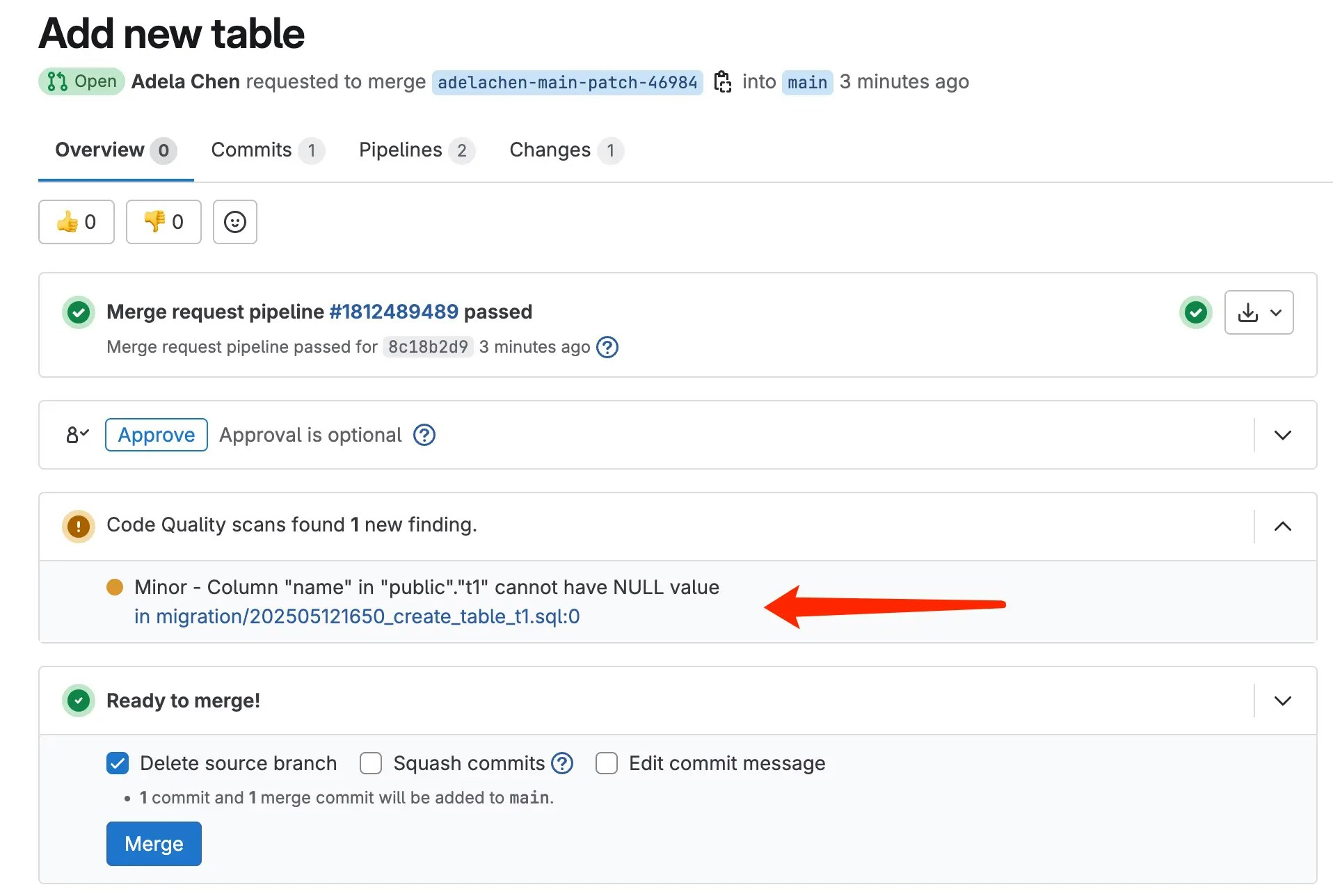 gl-sql-review-warning