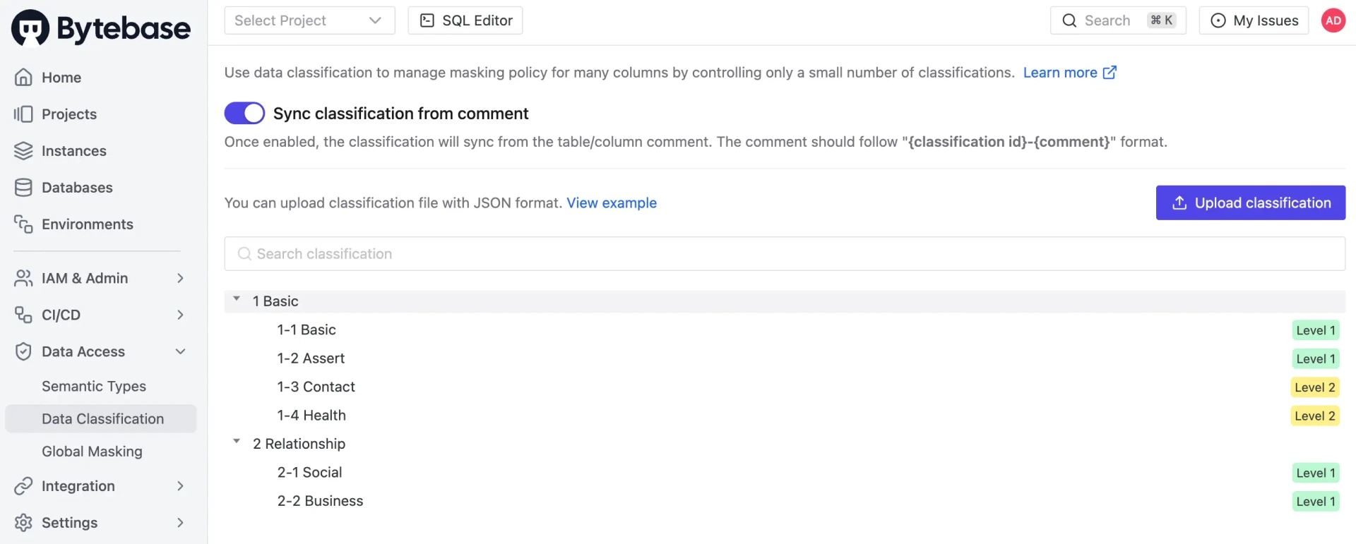 bb-classification-definition