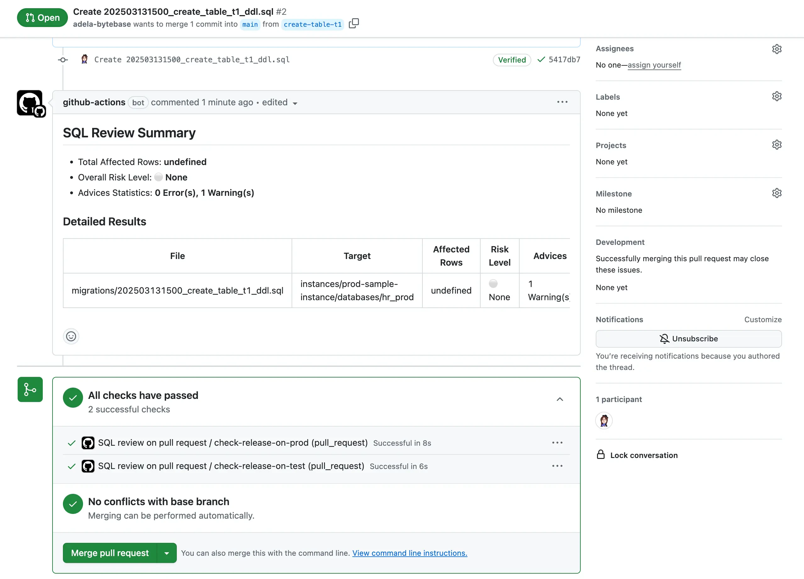 gh-sql-review-warning