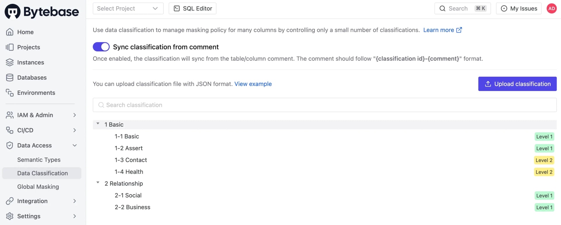bb-classification-definition