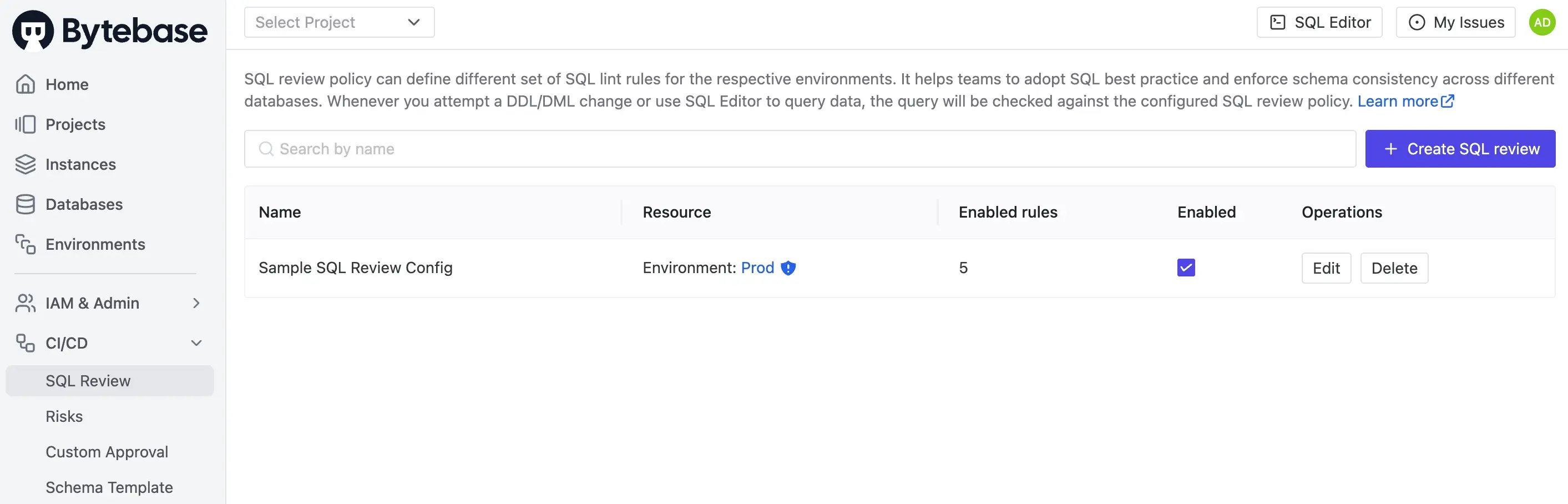 Manage SQL Review Rules with Terraform - Bytebase Docs