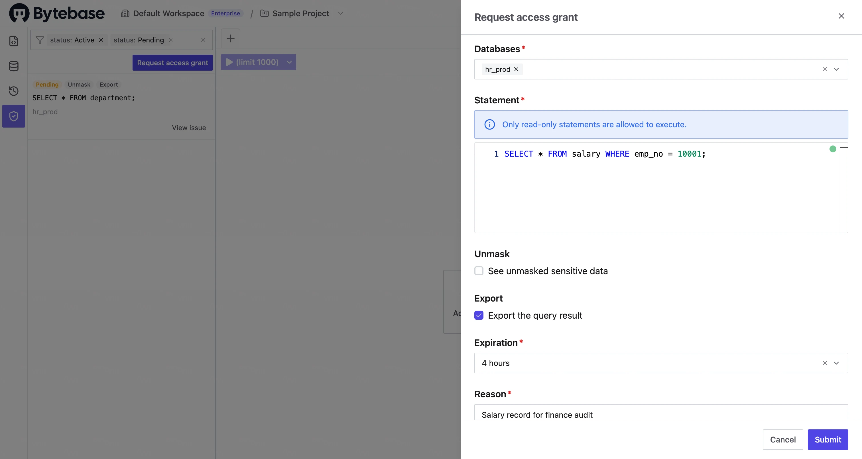 request-data-export