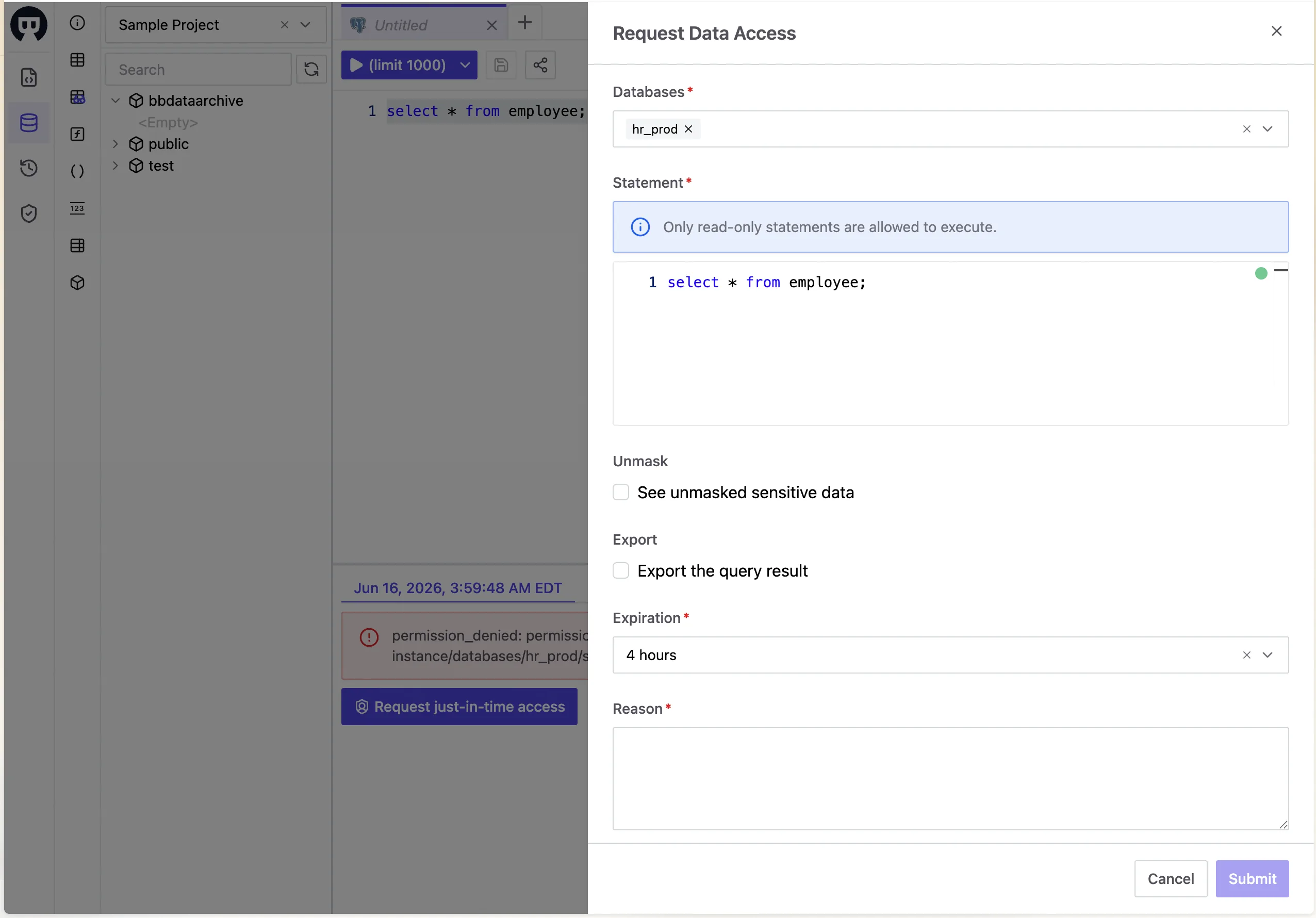 request-data-access-drawer
