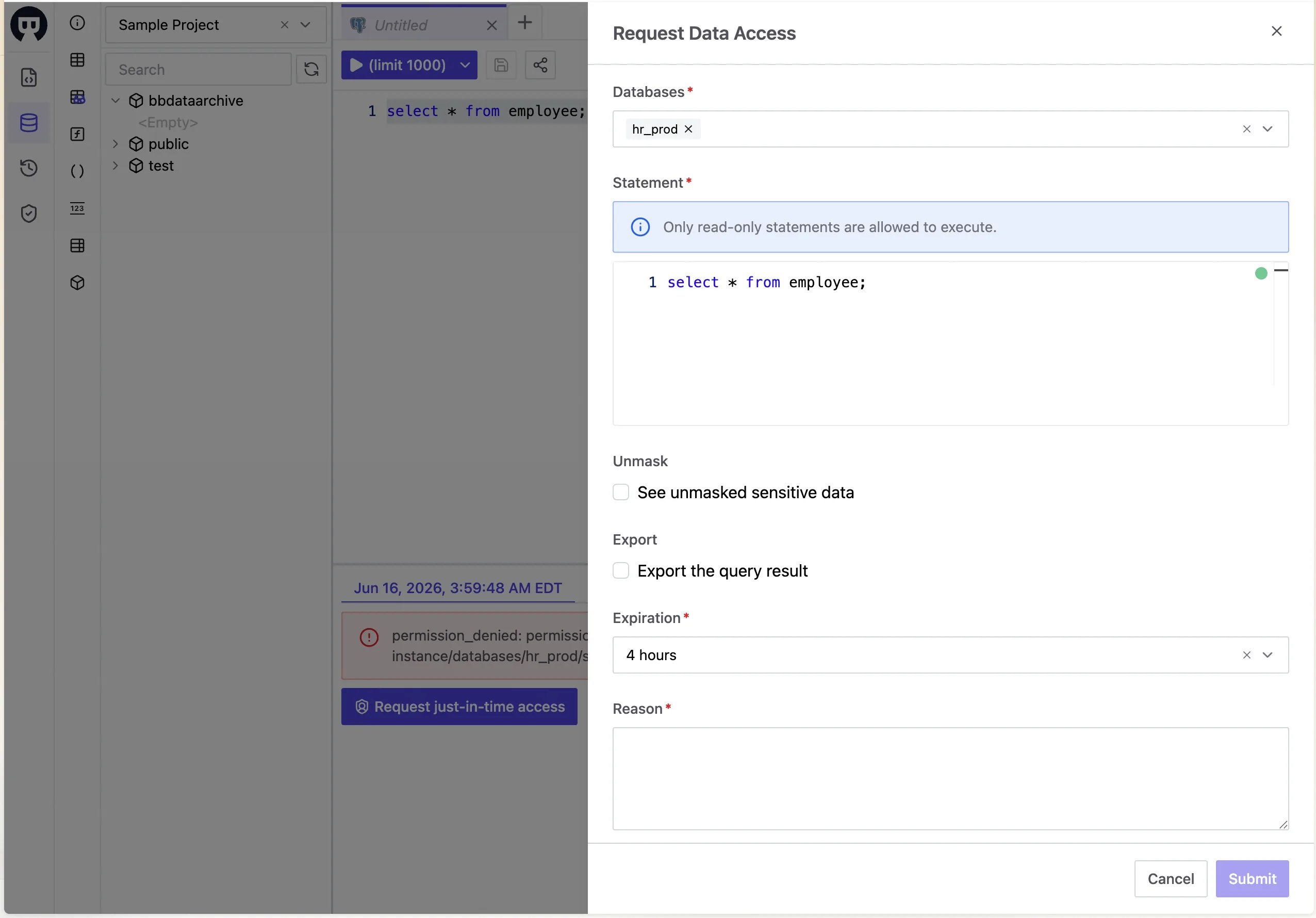 request-data-access-drawer