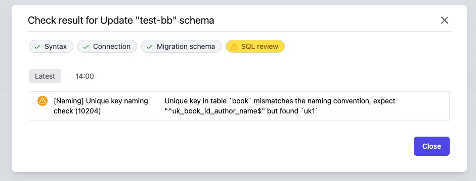 Review Rules - Bytebase Docs