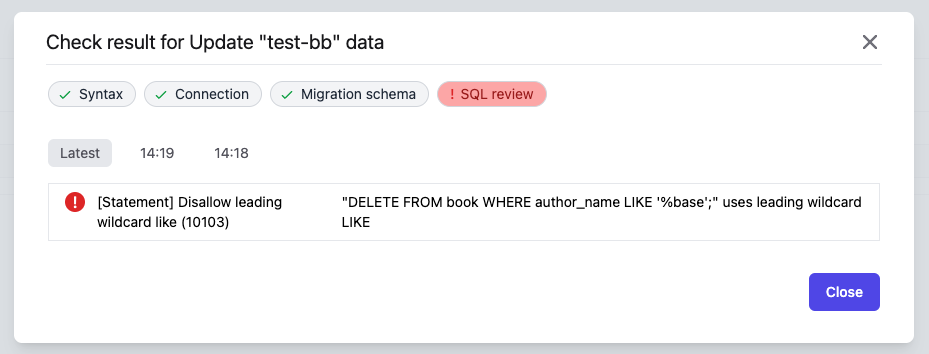 Review Rules - Bytebase Docs