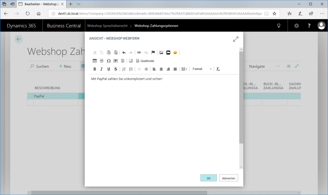 Editor View
