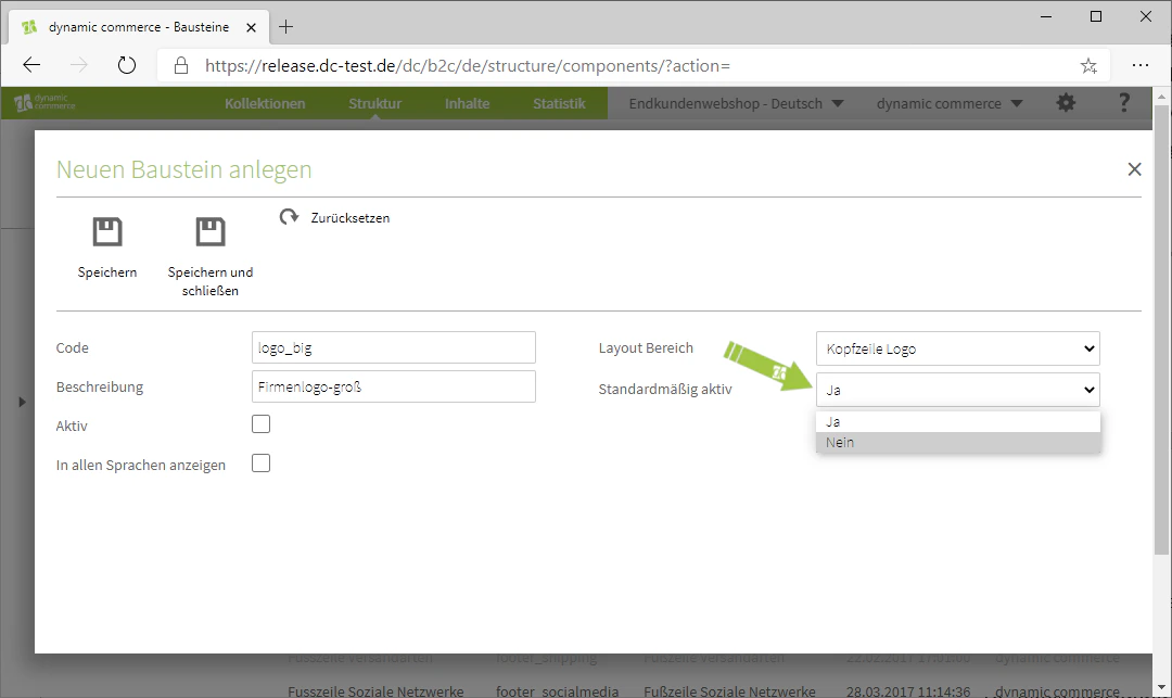 Set Active by Default