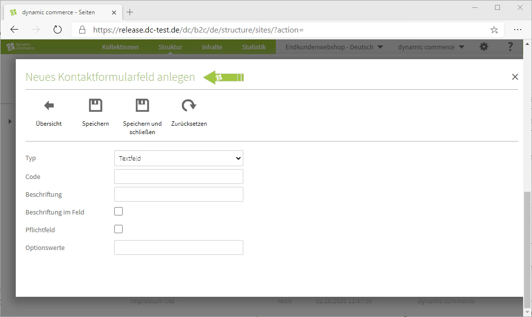 Manage form fields