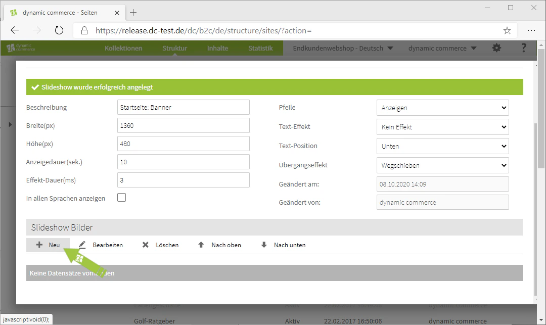 Upload new images