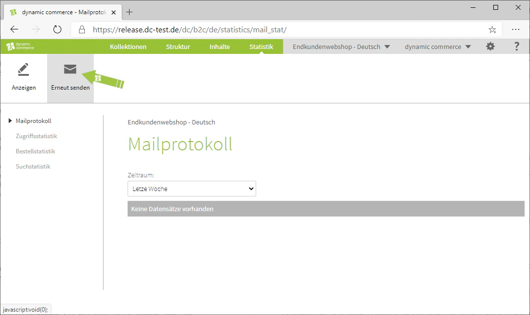 Mail erneut senden