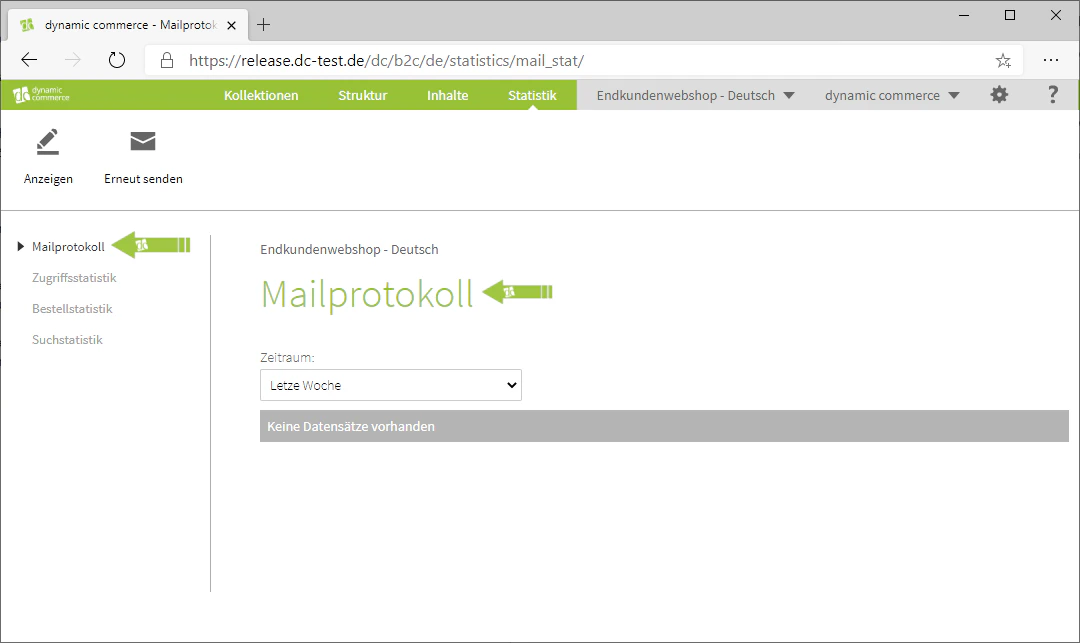 Mailprotokoll Übersicht