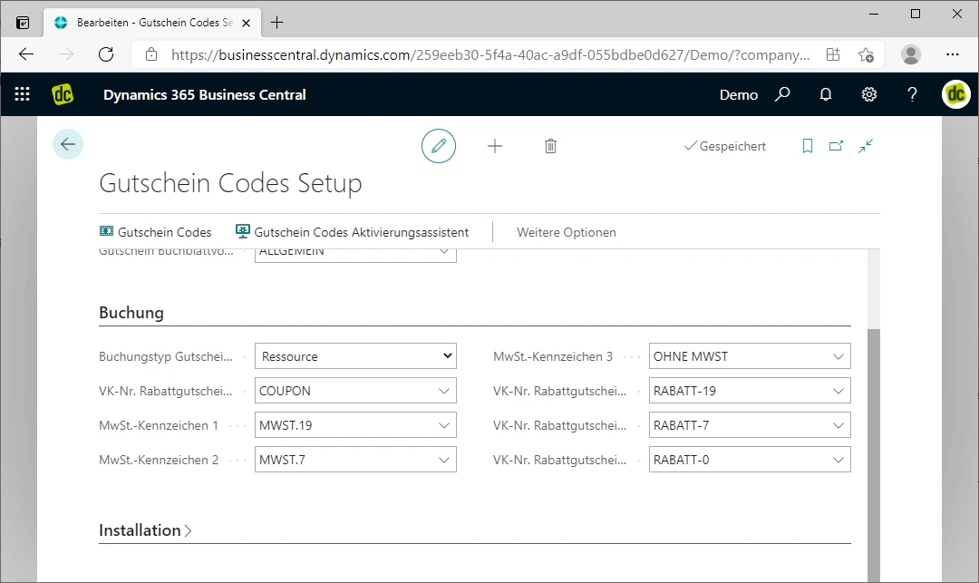 VAT Identifier fields