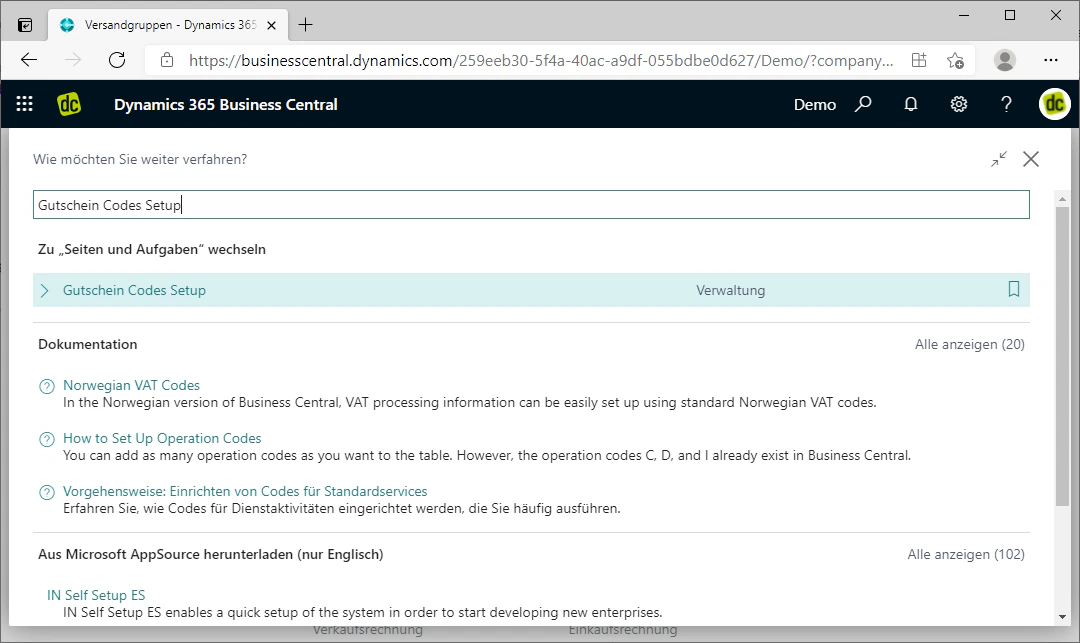 Search bar with Coupon Codes Setup
