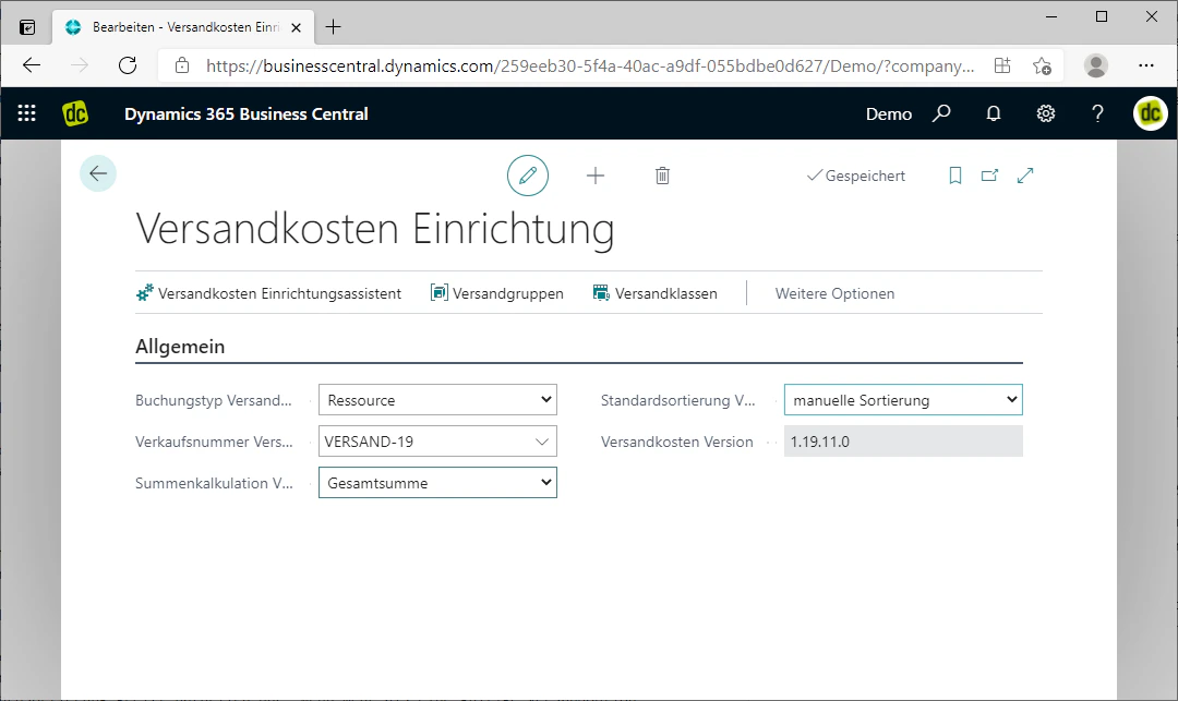 Default Sorting Shipping Costs