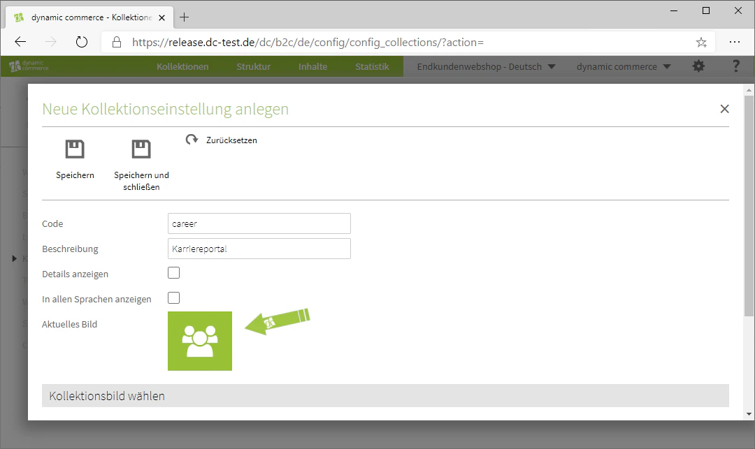 Aktuelles Kollektionsbild