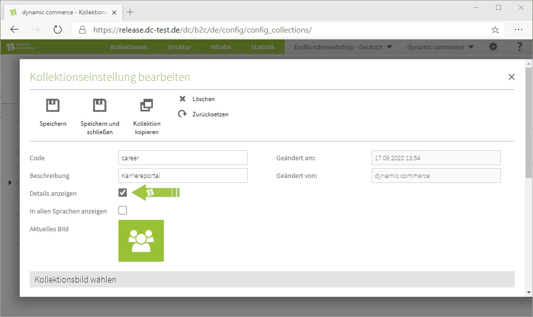Haken bei Details anzeigen setzen