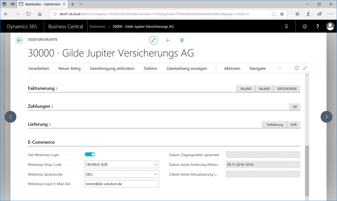 E-Mail versenden