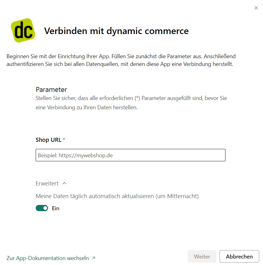 Power BI Dashboard – Daten verbinden