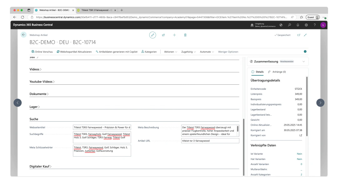 Maintain metadata 2