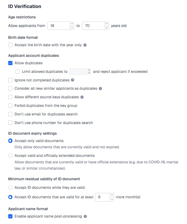 ID Verification