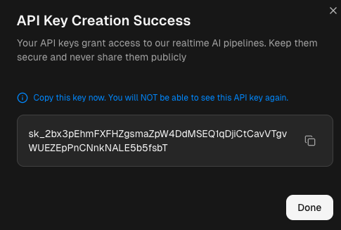 Name API Key Window