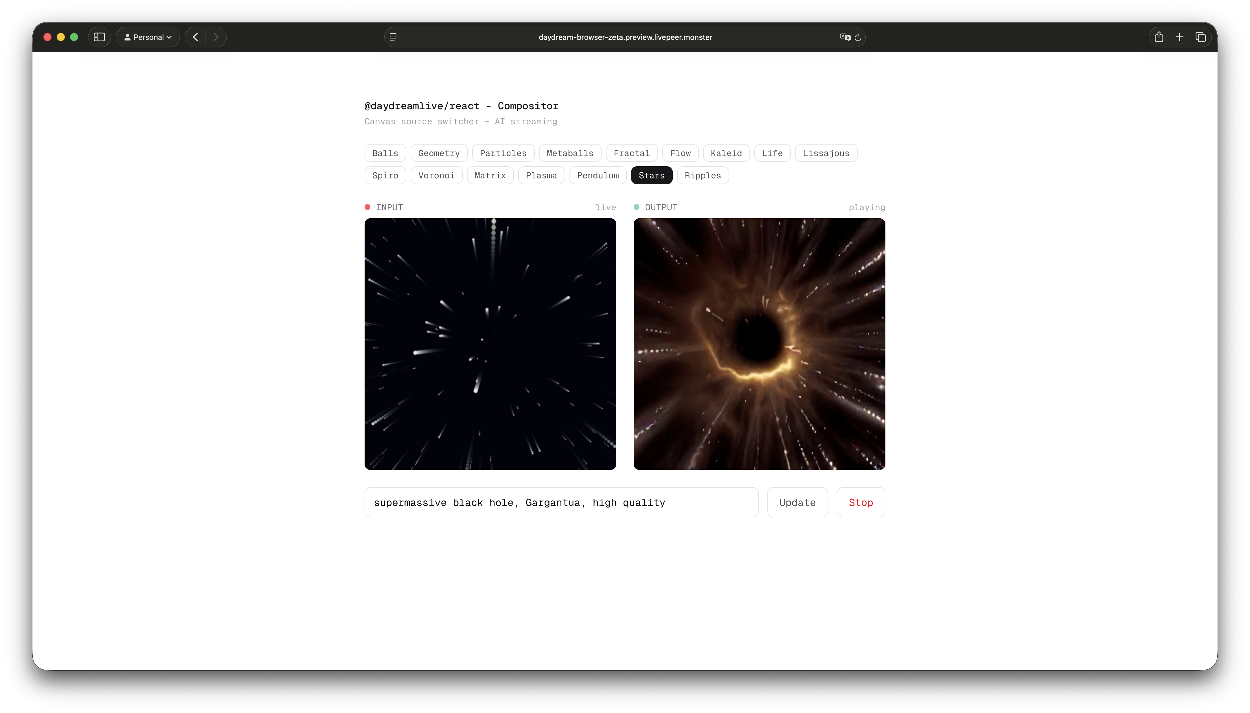 Daydream Browser SDK