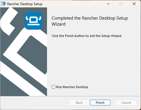설치 완료 화면