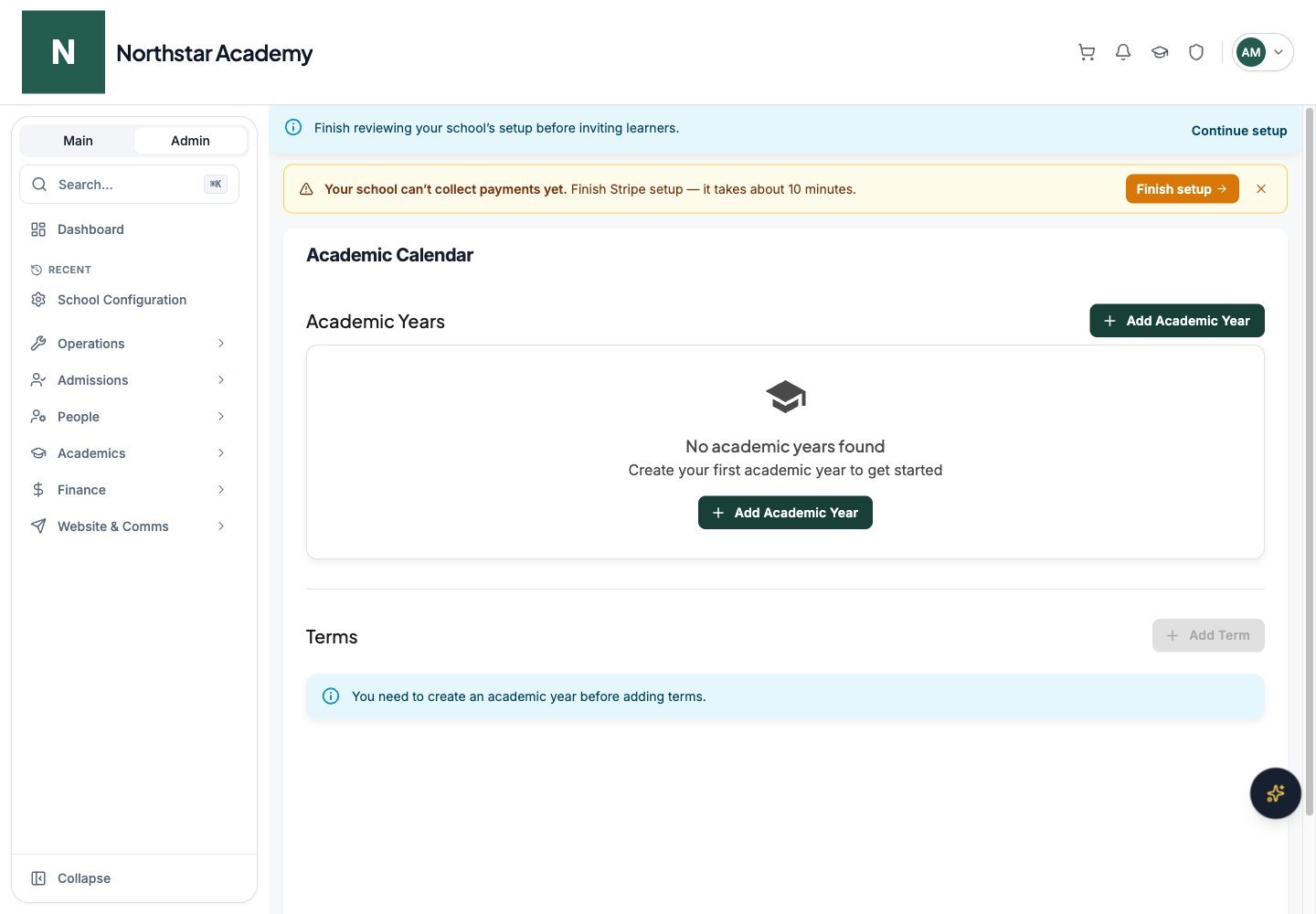 Northstar demo: Calendar Management
