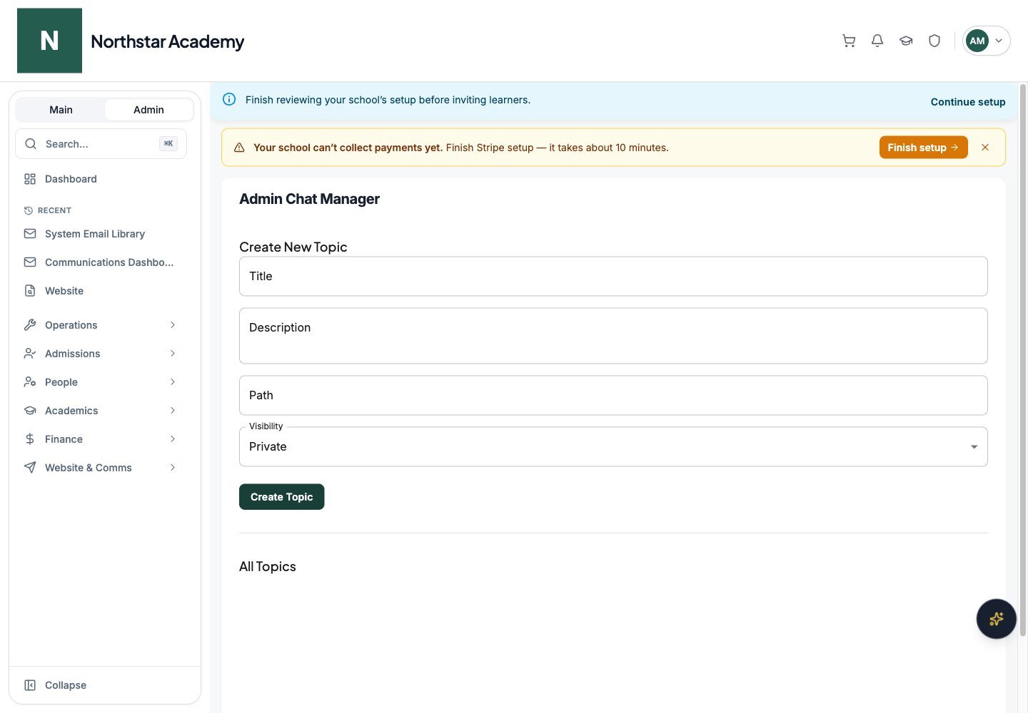 Northstar demo: Chat Manager