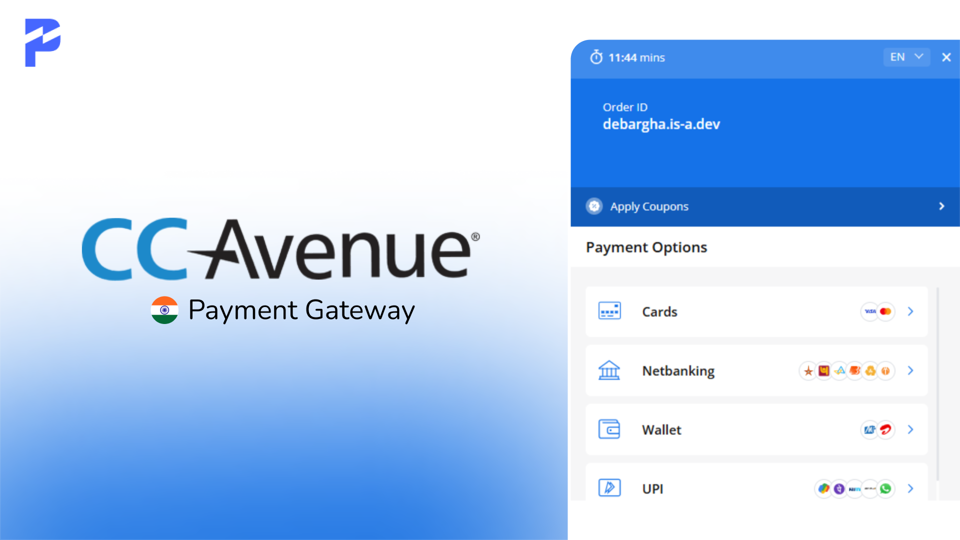 A decorative thumbnail for the CCAvenue Payment Gateway for Paymenter