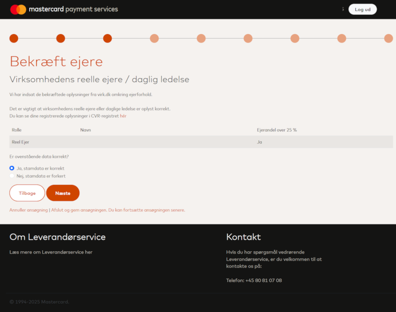 Step 3. Confirm ownership.